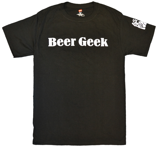 Beer Geek Men's T-shirt (Black) Medium